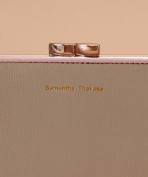 Samantha Thavasa「シンプルバイカラー口金折財布」|財布|