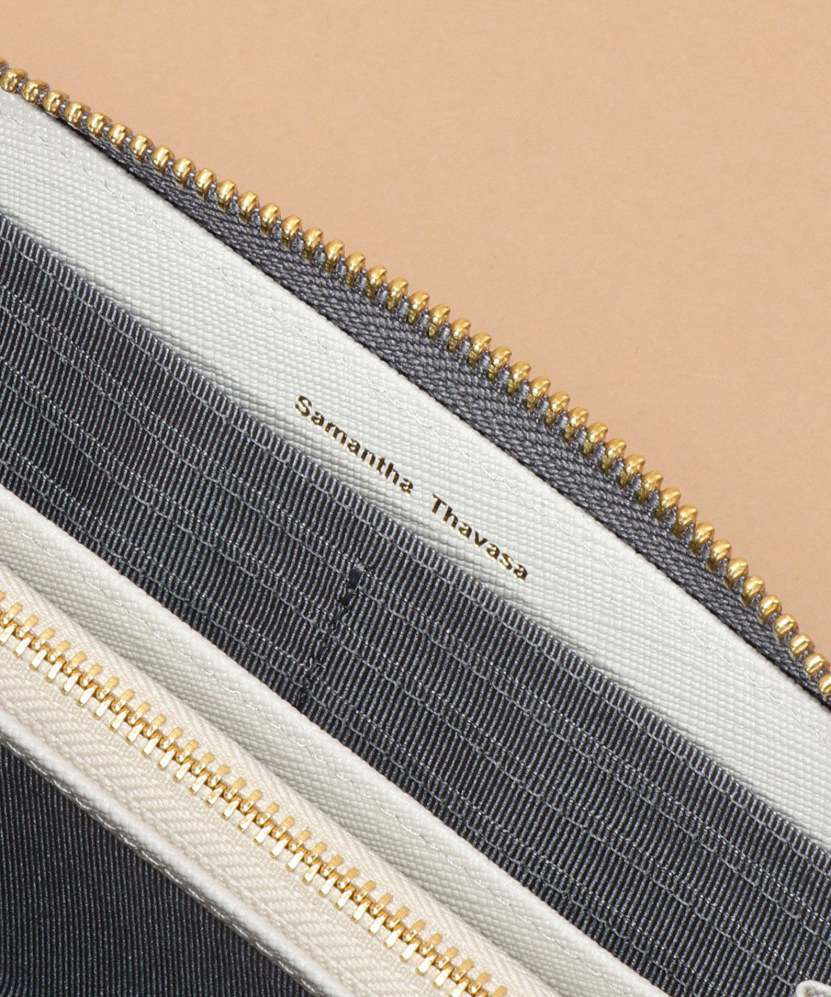 Samantha Thavasa「Pomme d'espoir ポムディスポワール バイカラーラウンドジップ長財布」|財布|