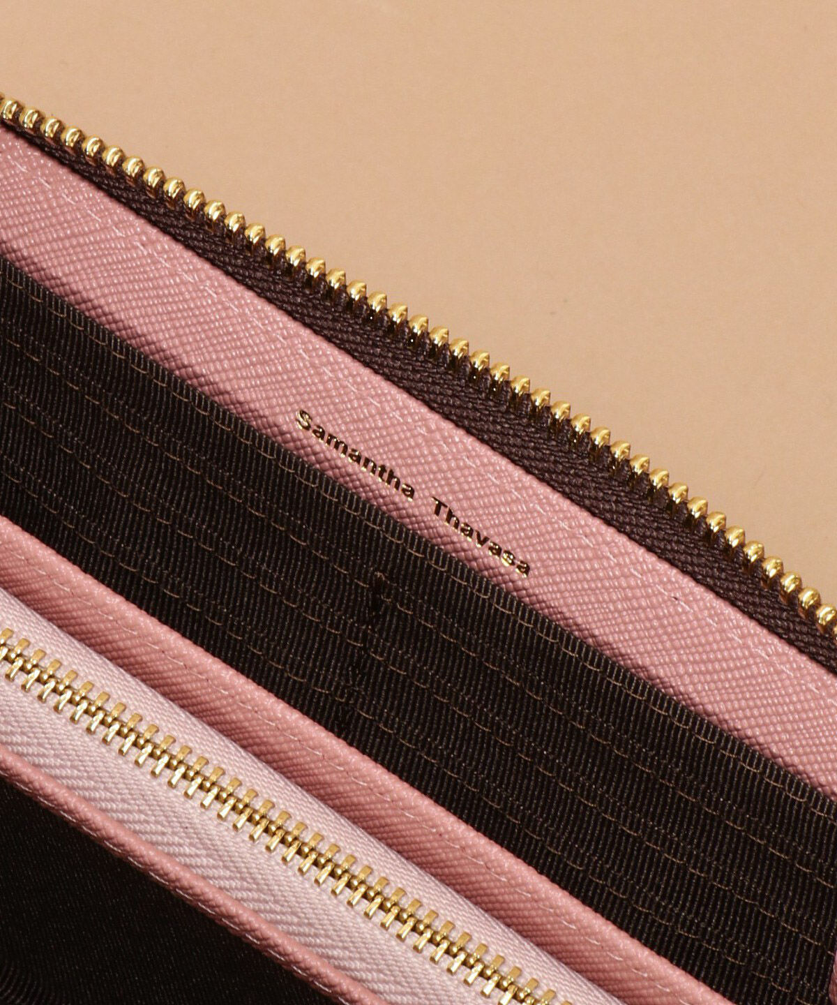 Samantha Thavasa「Pomme d'espoir ポムディスポワール バイカラーラウンドジップ長財布」|財布|