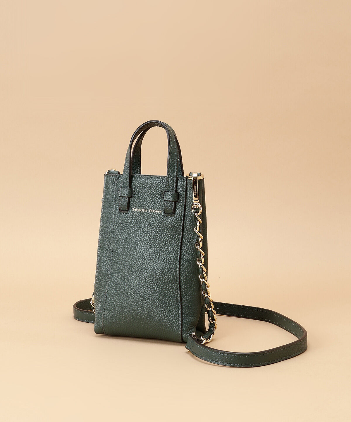 Samantha Thavasa「シンプルスクエア型 レザーミニショルダーバッグ」|ショルダー・メッセンジャー|