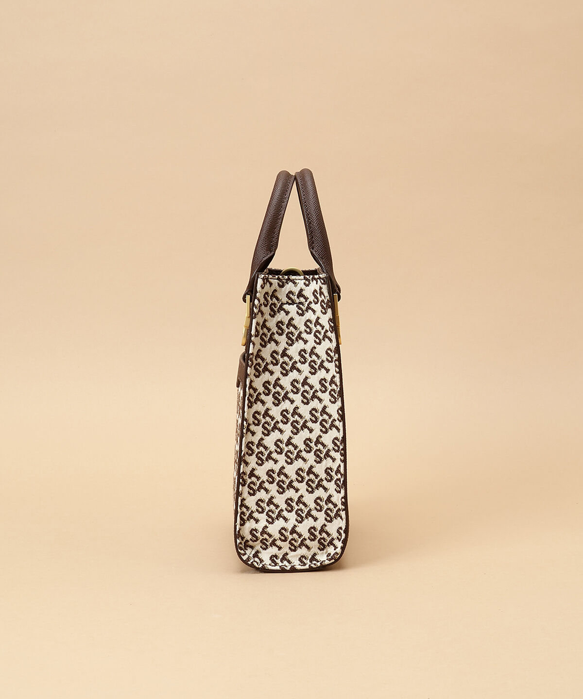 Samantha Thavasa「ST Jacquard シルエット 縦型スクエアトートバッグ」|トートバッグ|