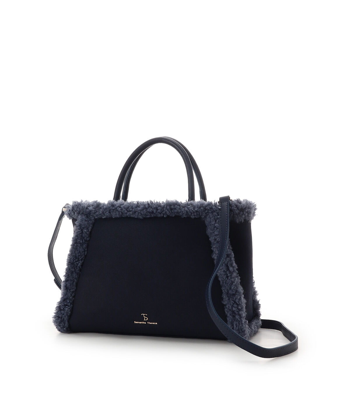 Samantha Thavasa「スウェード調ボアハンドバッグ」|ハンドバッグ|