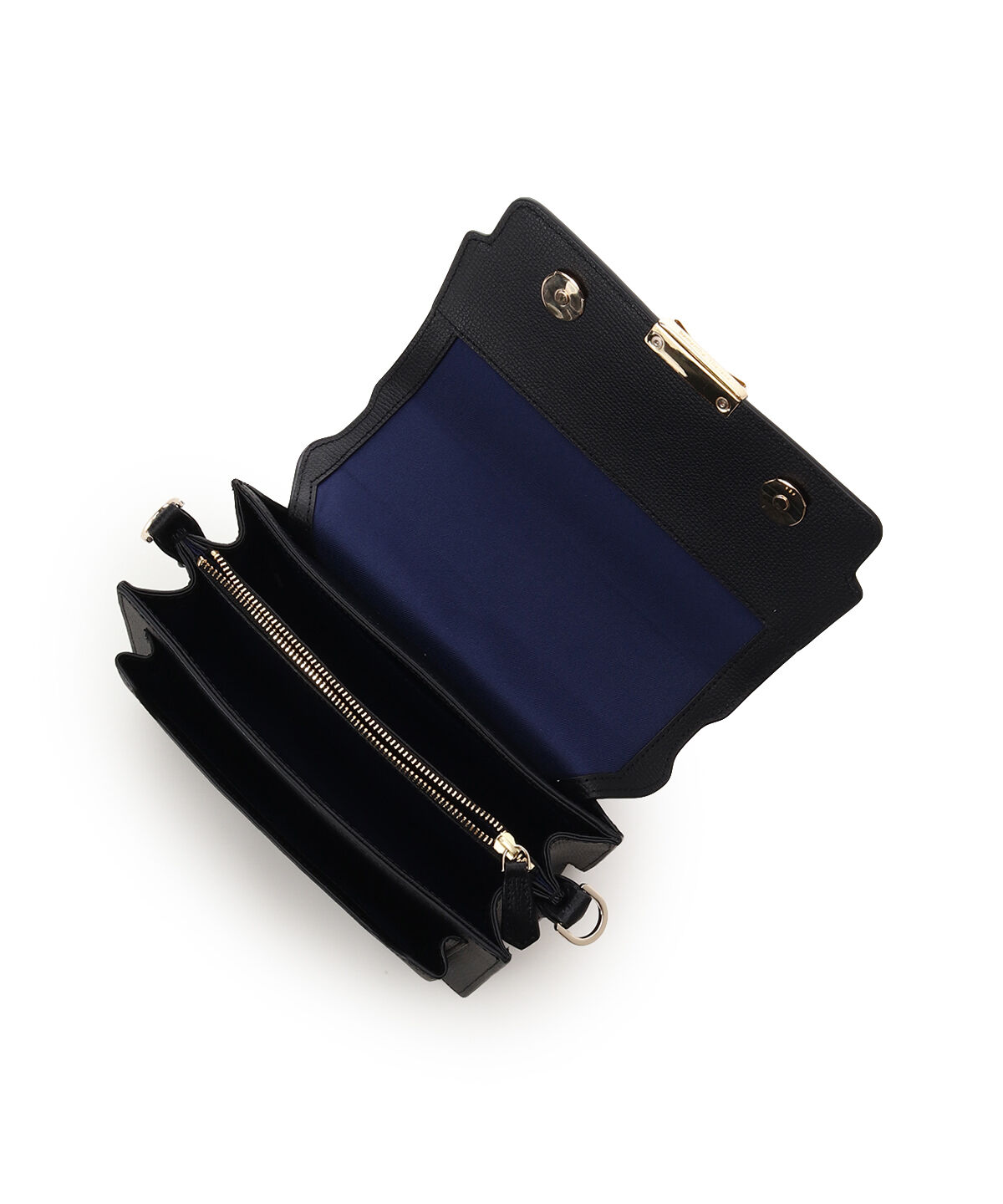 Samantha Thavasa「リボンモチーフ金具スプリットレザーワンハンドルバッグ」|ハンドバッグ|