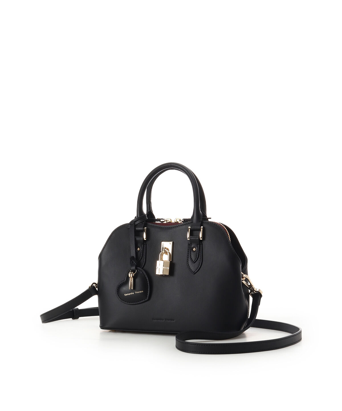 Samantha Thavasa「ハートモチーフレザーハンドバッグ 小サイズ」|ハンドバッグ|