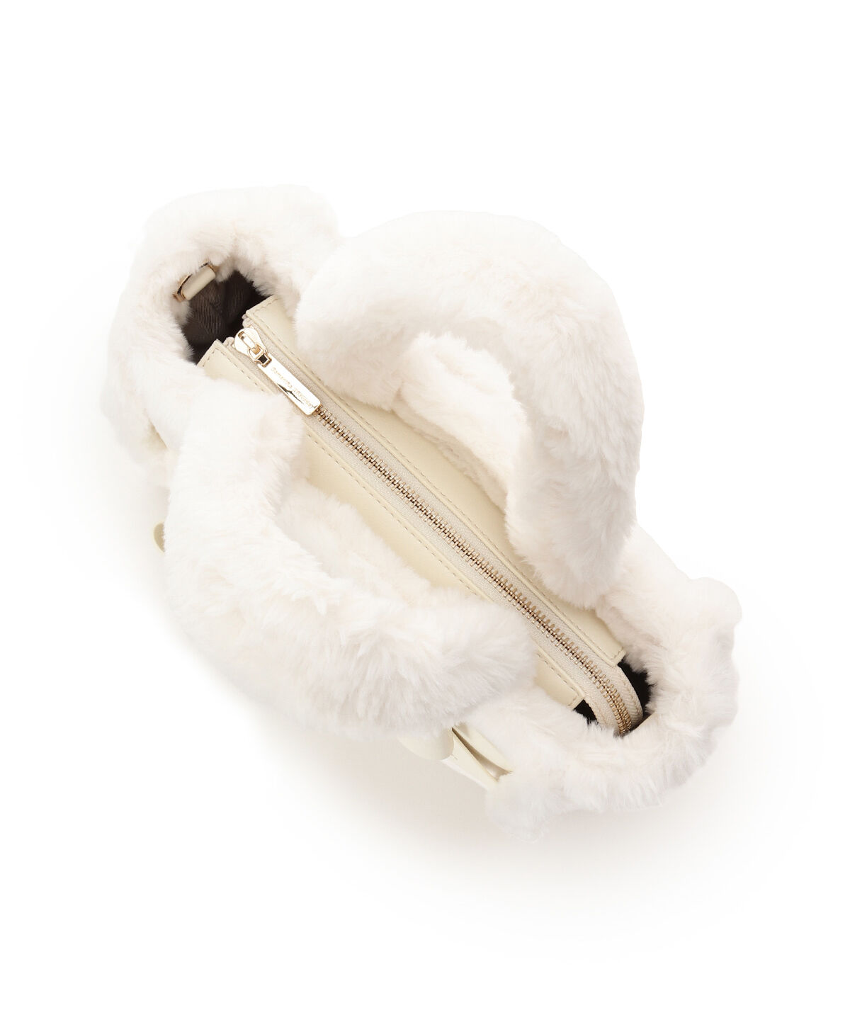 Samantha Thavasa「ワンポイントリボン ファーバッグ」|ハンドバッグ|