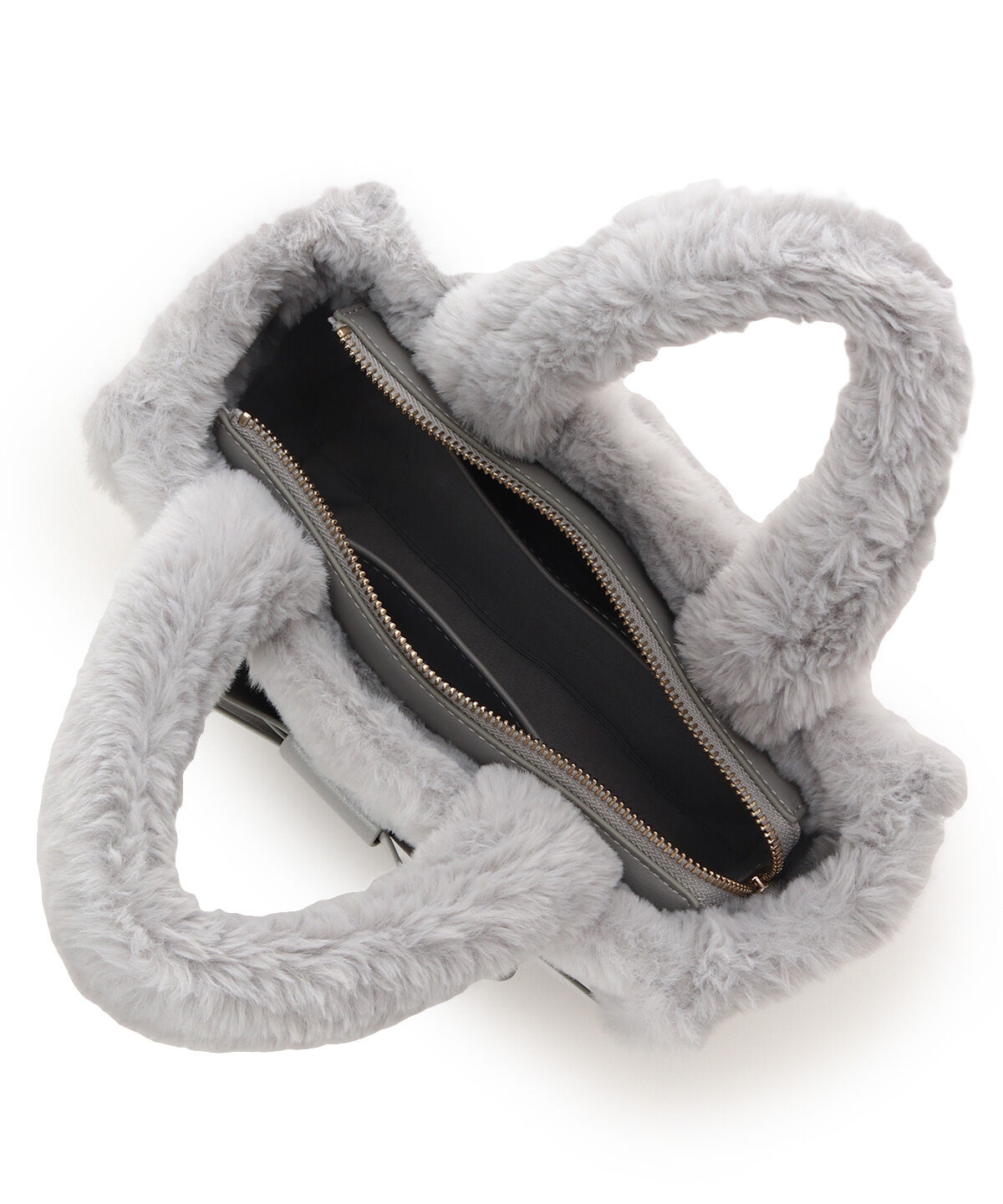 Samantha Thavasa「ワンポイントリボン ファーバッグ」|ハンドバッグ|