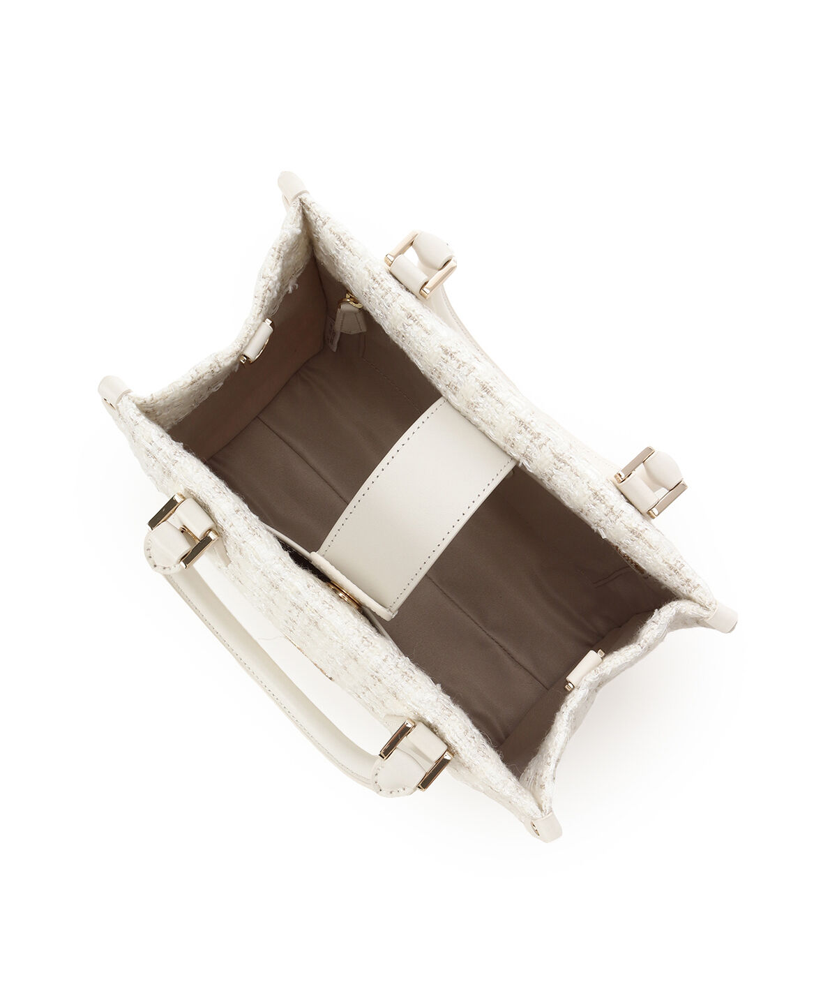 Samantha Thavasa「ファンシーツイード スクエアハンドバッグ」|ハンドバッグ|