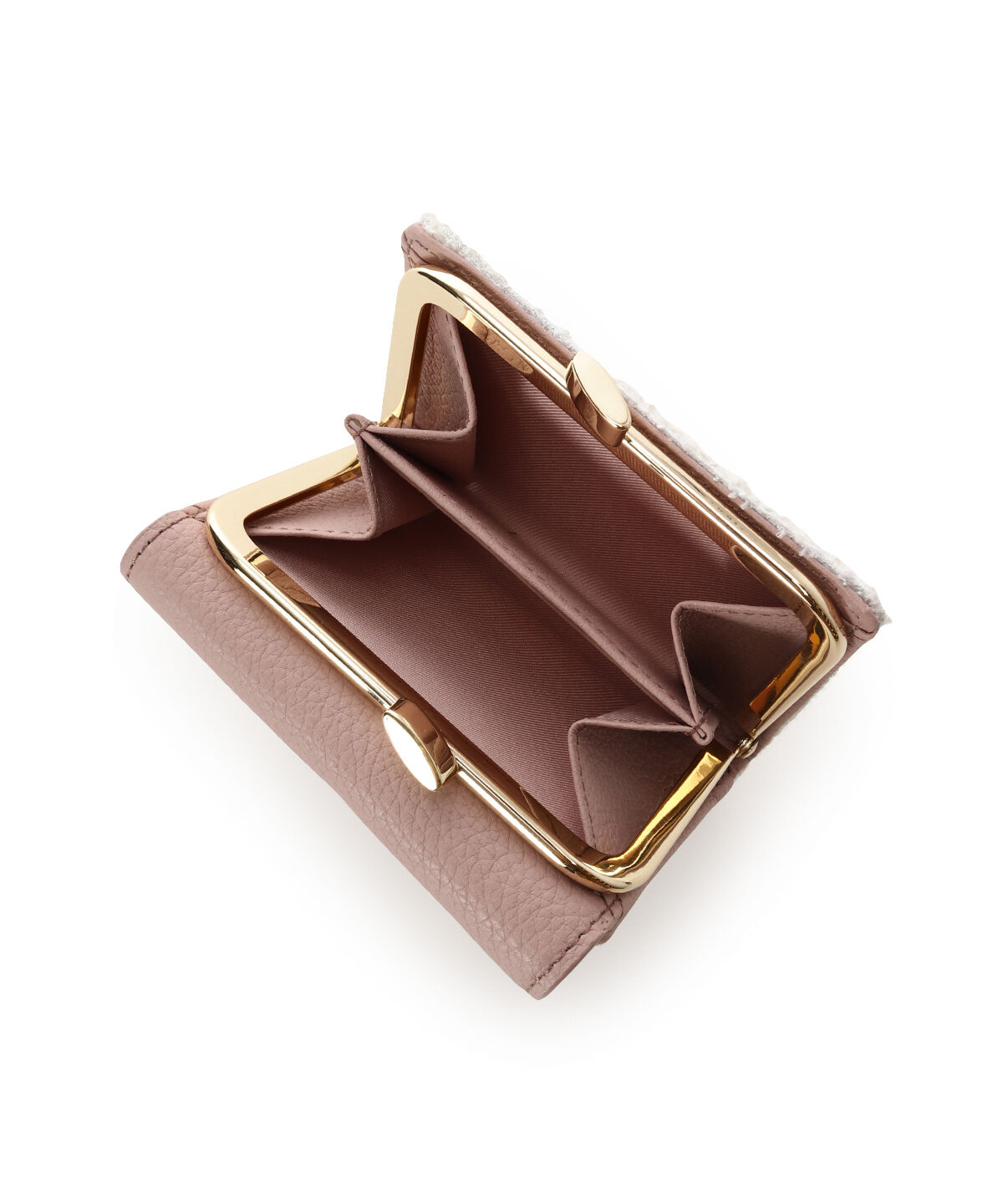 Samantha Thavasa「ループツイードデザイン エムシュシュⅢ 口金折財布」|財布|