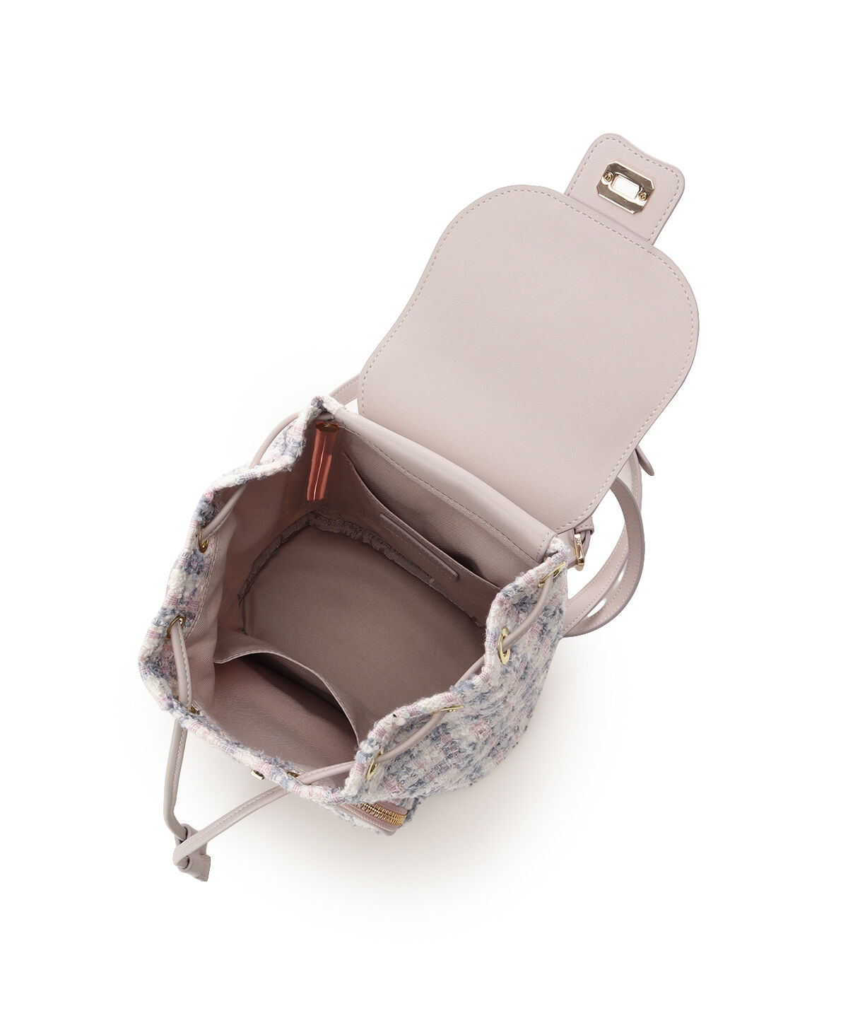 Samantha Thavasa「オリジナル金具ツイード リュック」|リュック|