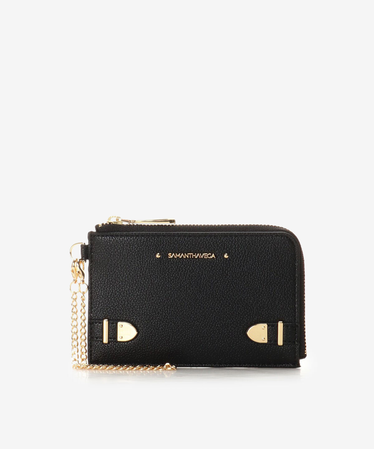 Samantha Vega「ベルト金具マルチケース」|コインケース|ブラック