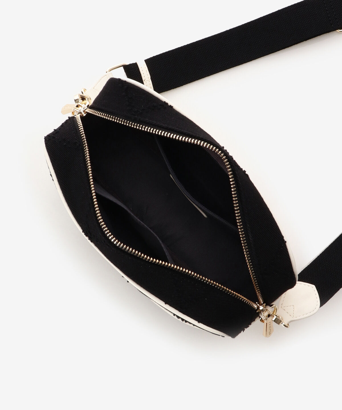 Samantha Vega「ロゴテープデニム風ショルダー」|ショルダー・メッセンジャー|