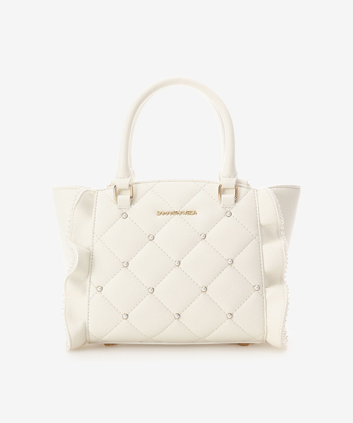 Samantha Vega「キルティングパールフラッター（ミニ）」|ショルダー・メッセンジャー|