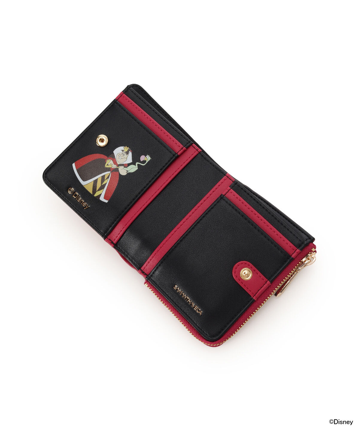Samantha Vega「ディズニーヴィランズコレクション 「ハートの女王」 折財布」|財布|