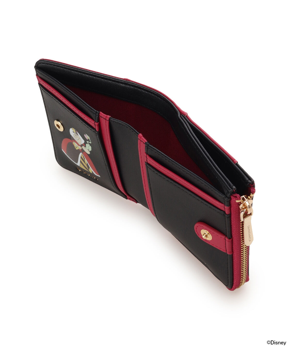 Samantha Vega「ディズニーヴィランズコレクション 「ハートの女王」 折財布」|財布|