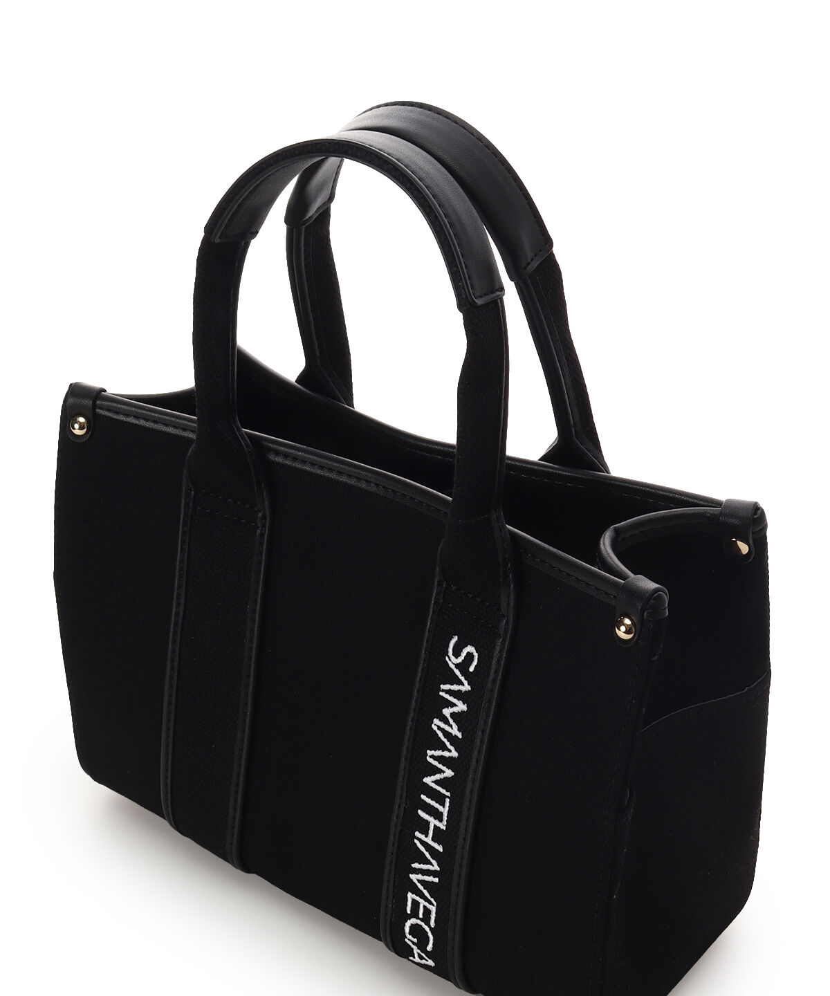 Samantha Vega「新色ロゴテープキャンバスハンドバッグ（小）」|ハンドバッグ|