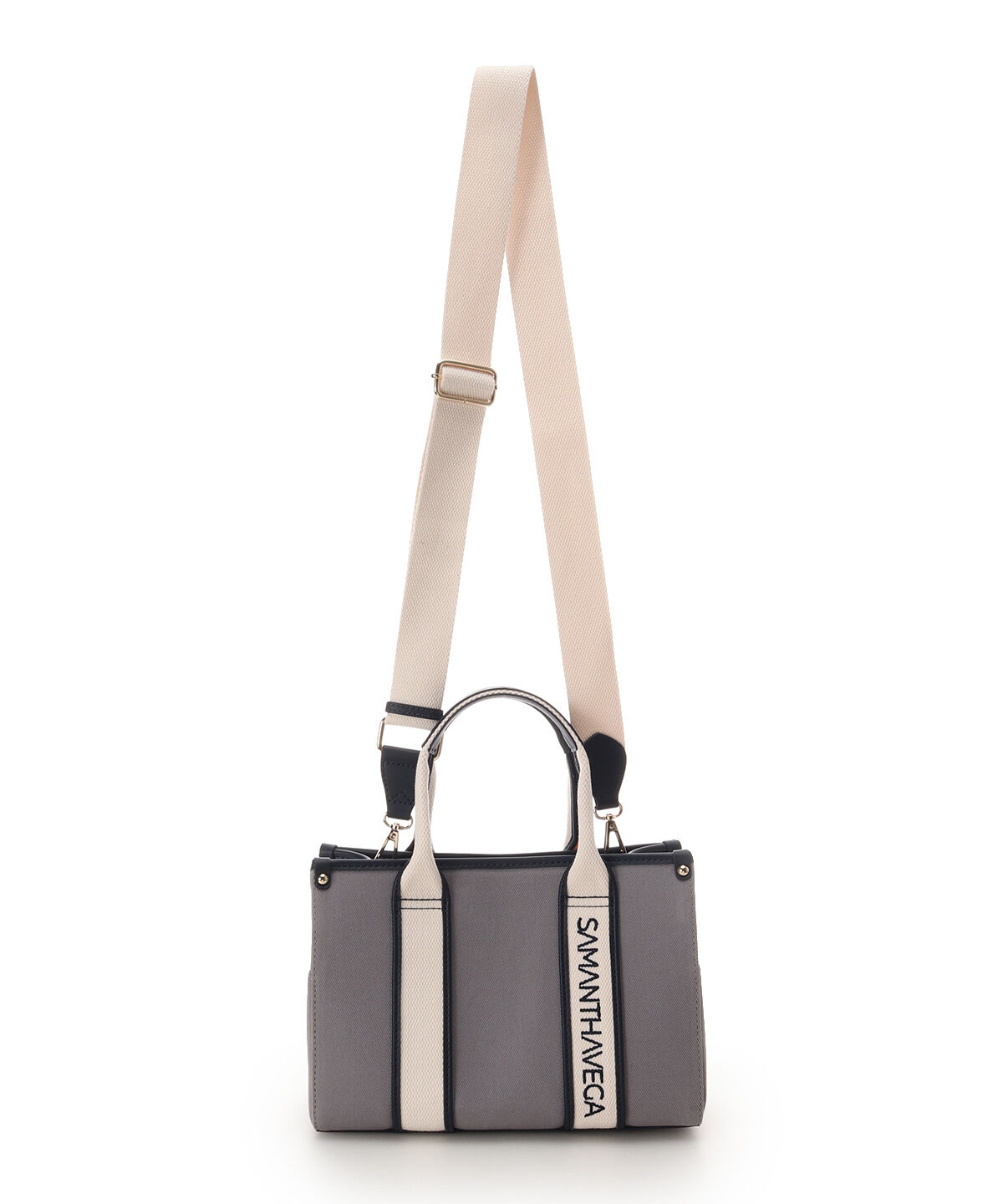 Samantha Vega「新色ロゴテープキャンバスハンドバッグ（小）」|ハンドバッグ|