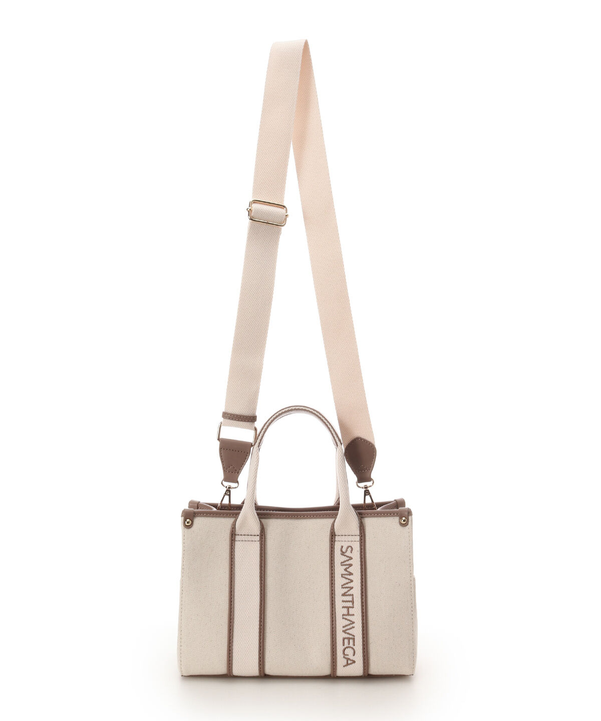 Samantha Vega「新色ロゴテープキャンバスハンドバッグ（小）」|ハンドバッグ|
