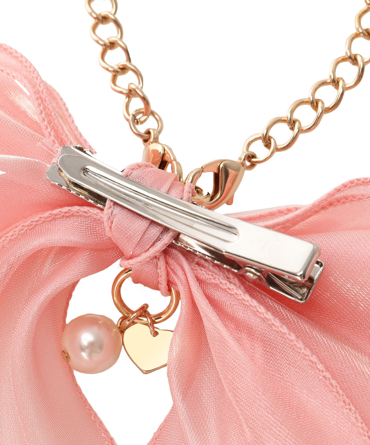 Samantha Vega「2wayオーガンジーリボンバッグチャーム」|チャーム・キーホルダー|