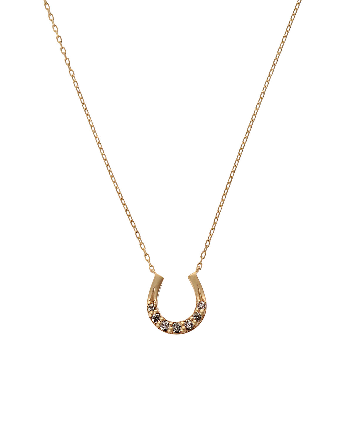 Samantha Tiara「K10 YG 馬蹄ネックレス」|ネックレス|K10 YG
