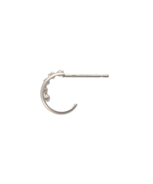 Samantha Tiara「K18 WG ミニフープピアス」|ピアス|