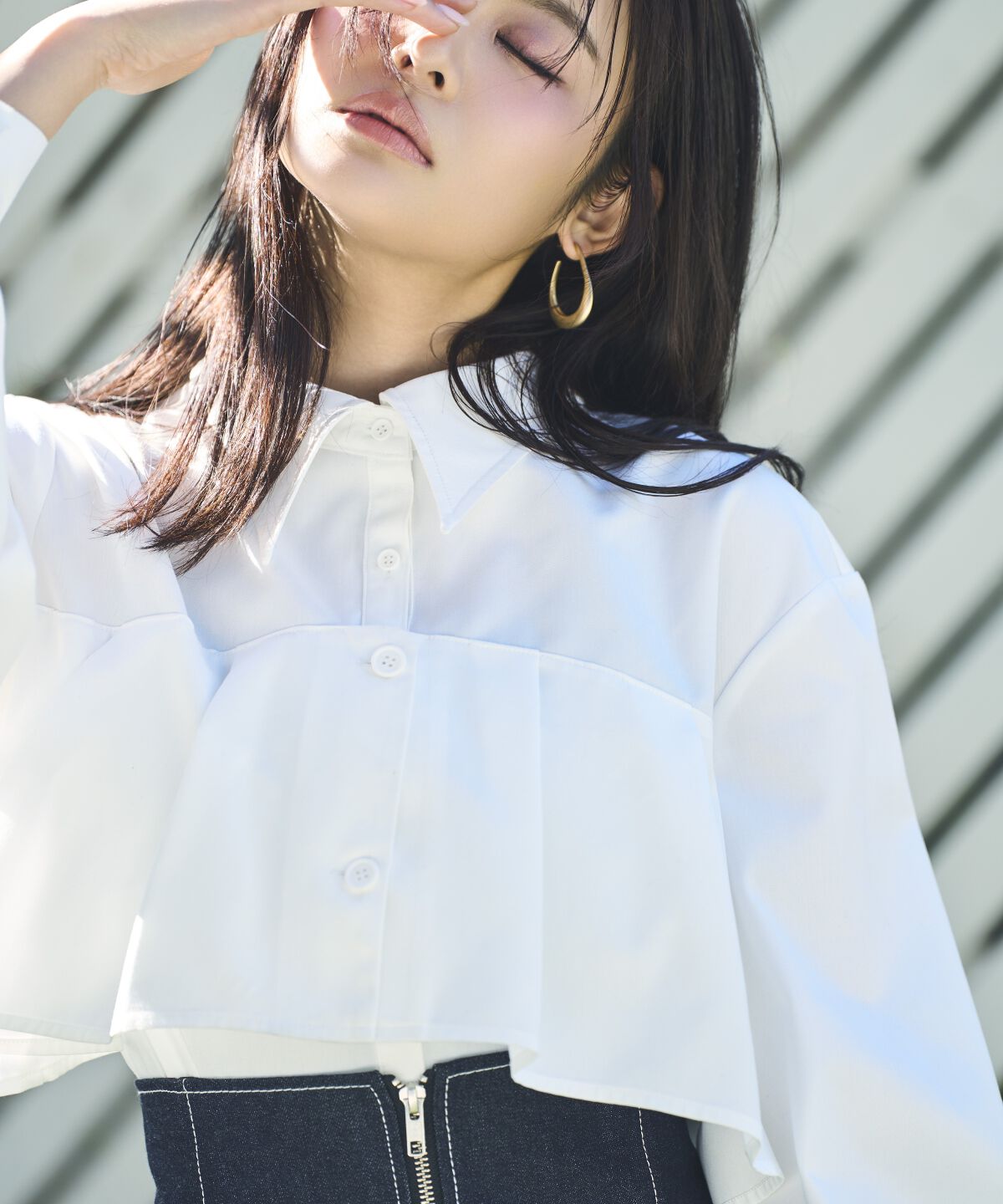 アンドクチュール「ヨークデザインタックシャツ」|シャツ・ブラウス|