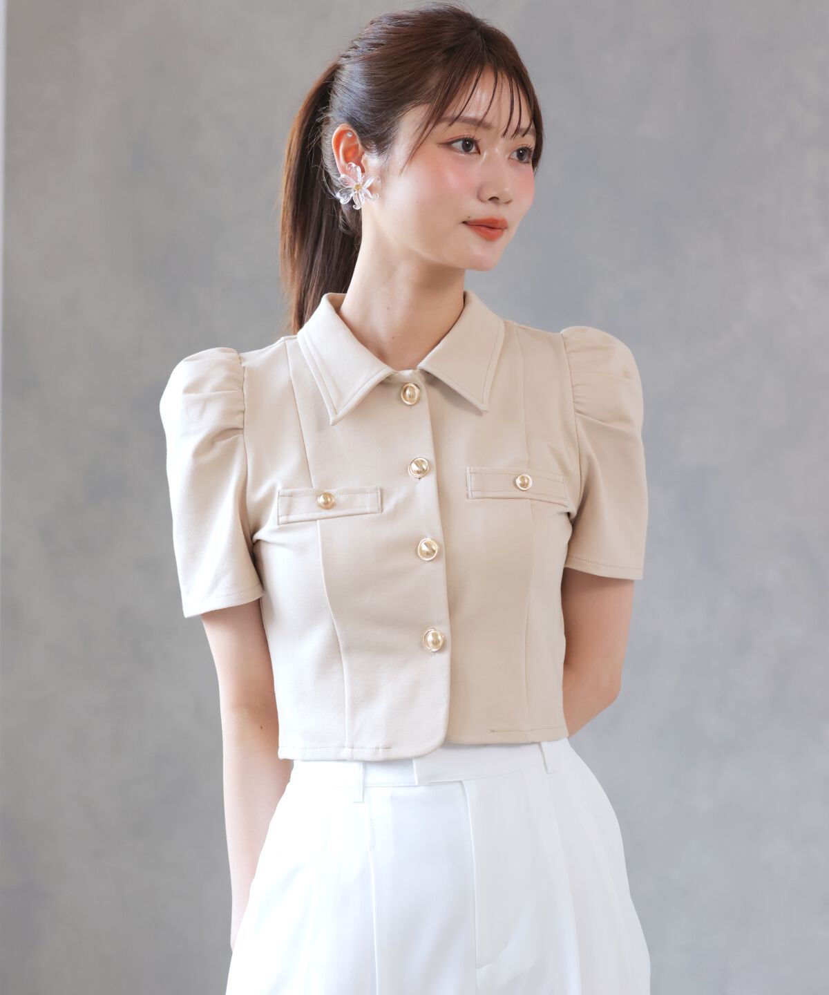 アンドクチュール「クラシックカラーポンチジャケット」|その他|