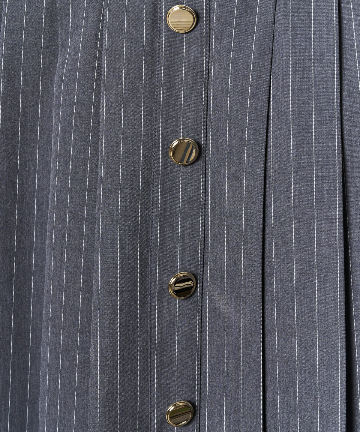 REDYAZEL「フロントボタンプリーツミニスカート」|台形|