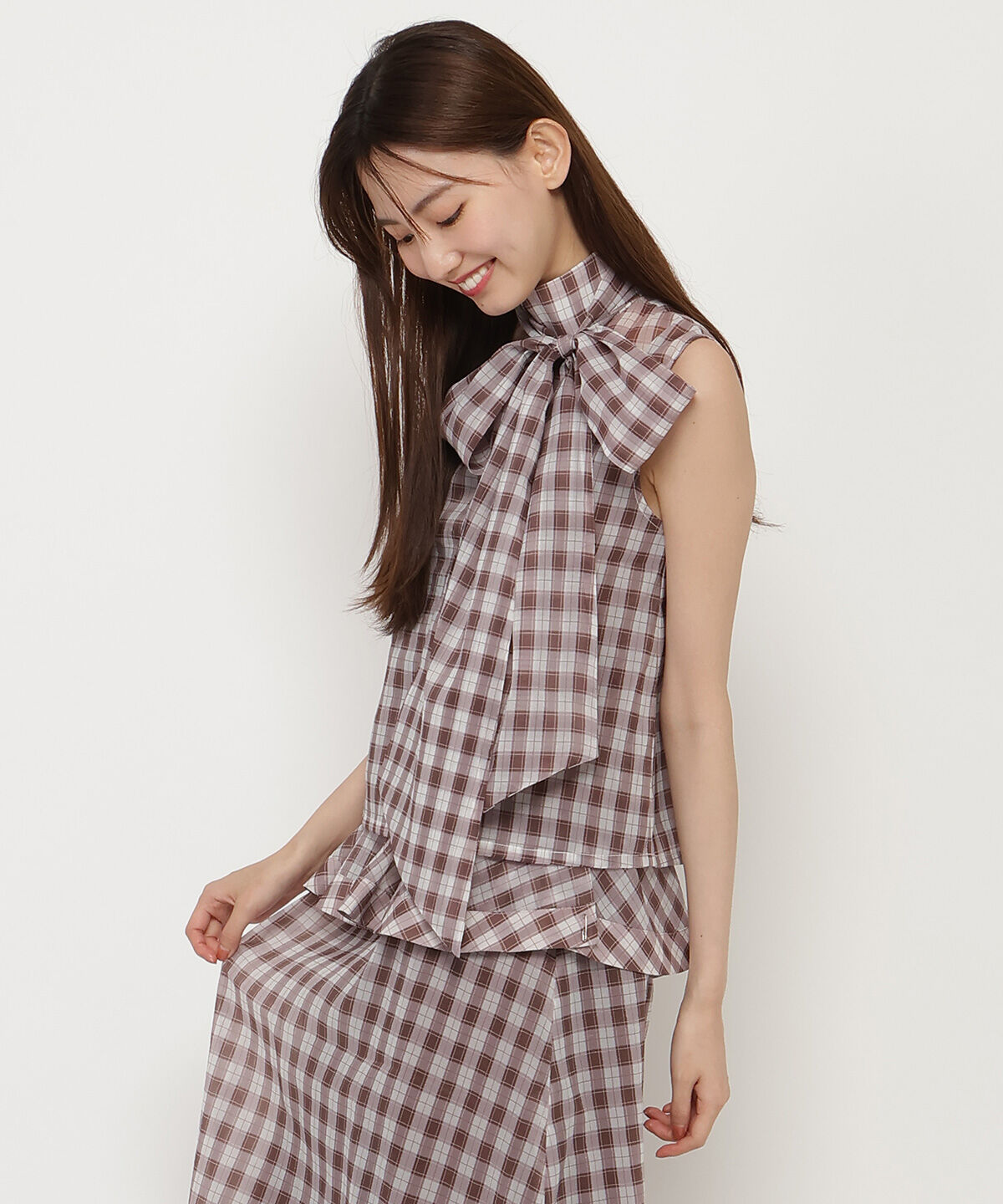 REDYAZEL「ボウタイノースリブラウス」|シャツ・ブラウス|