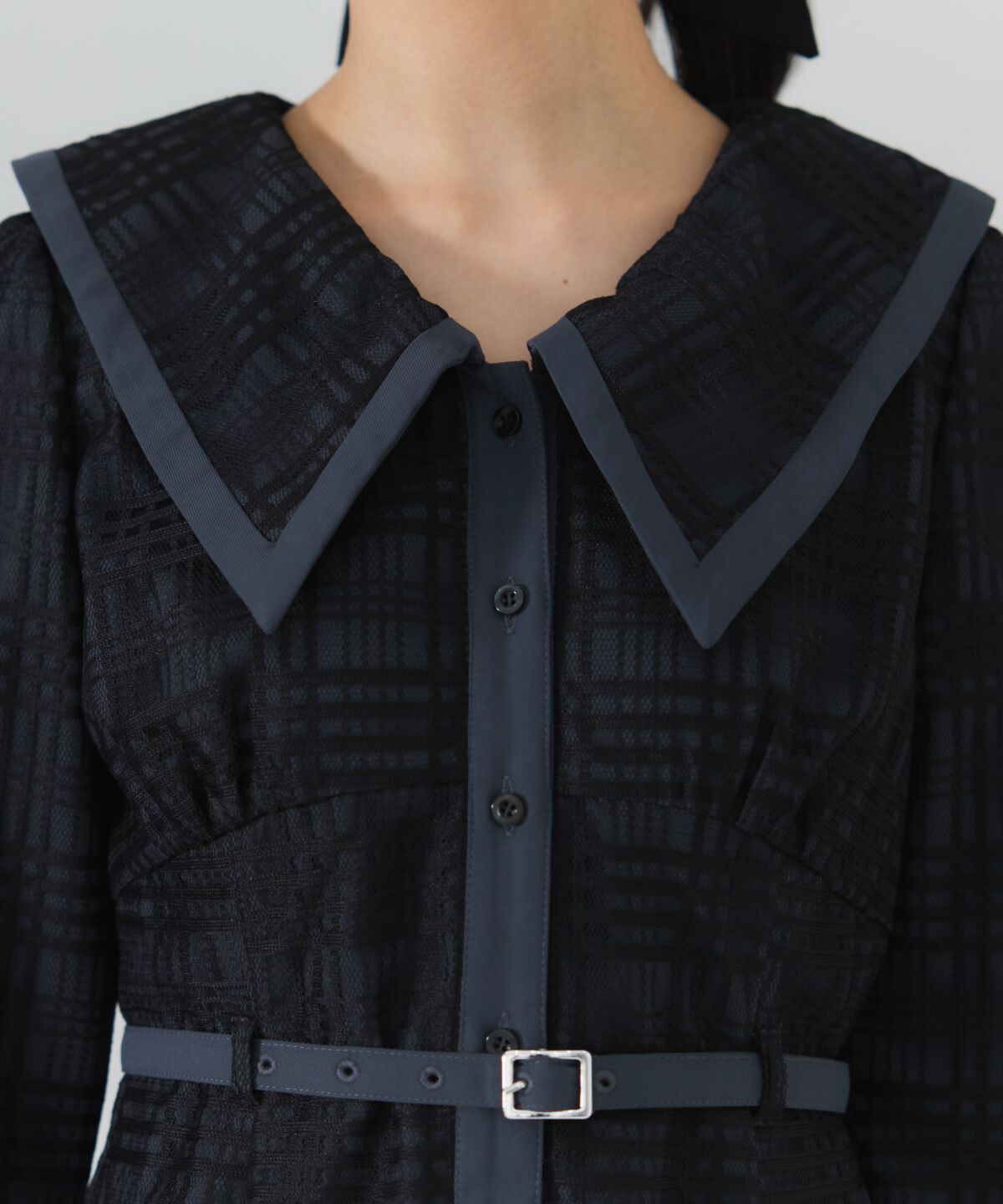 REDYAZEL「ビッグカラーレースミニワンピース」|ワンピース|