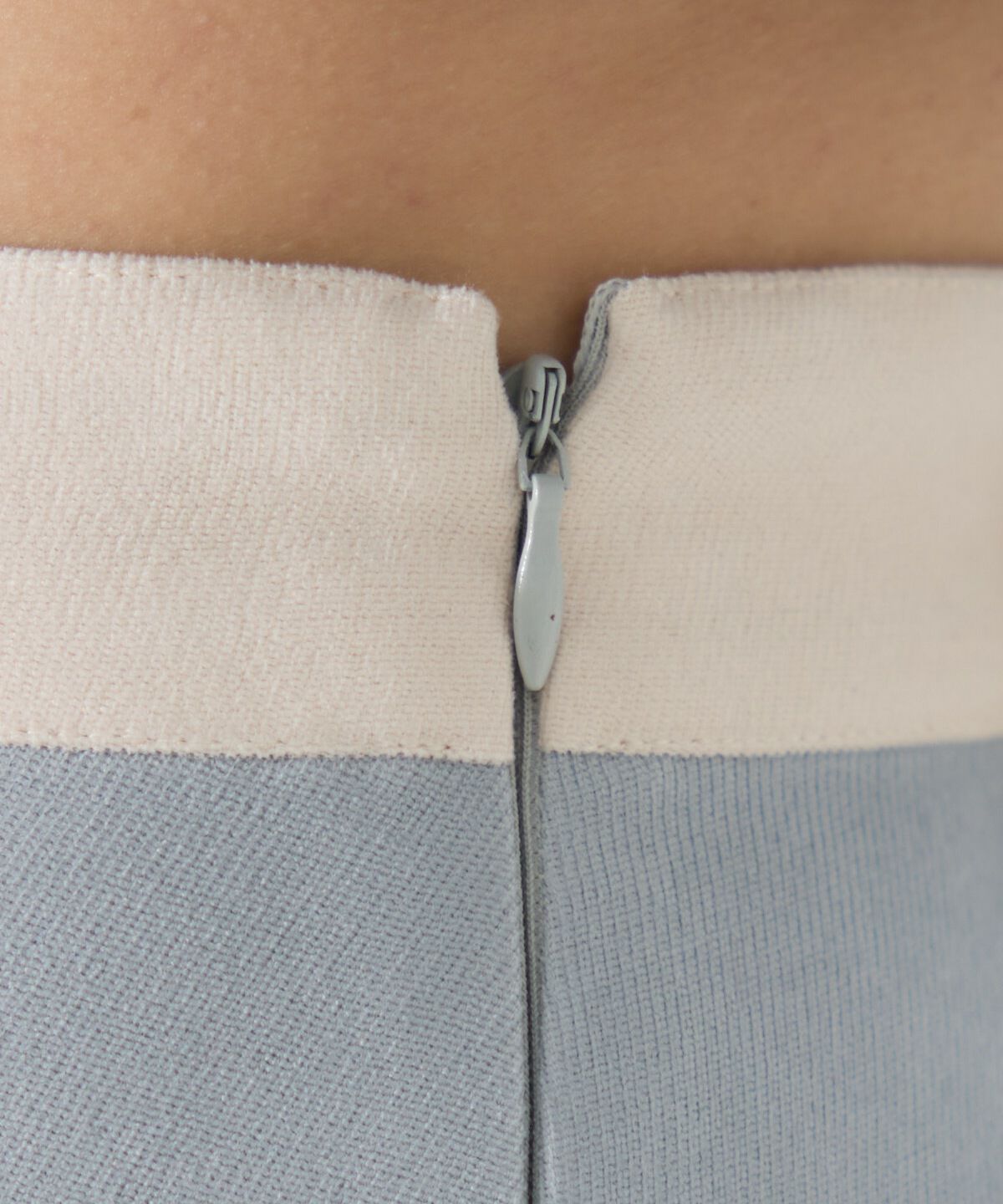 REDYAZEL「ダブルボタンバイカラーミニスカート」|フレア|