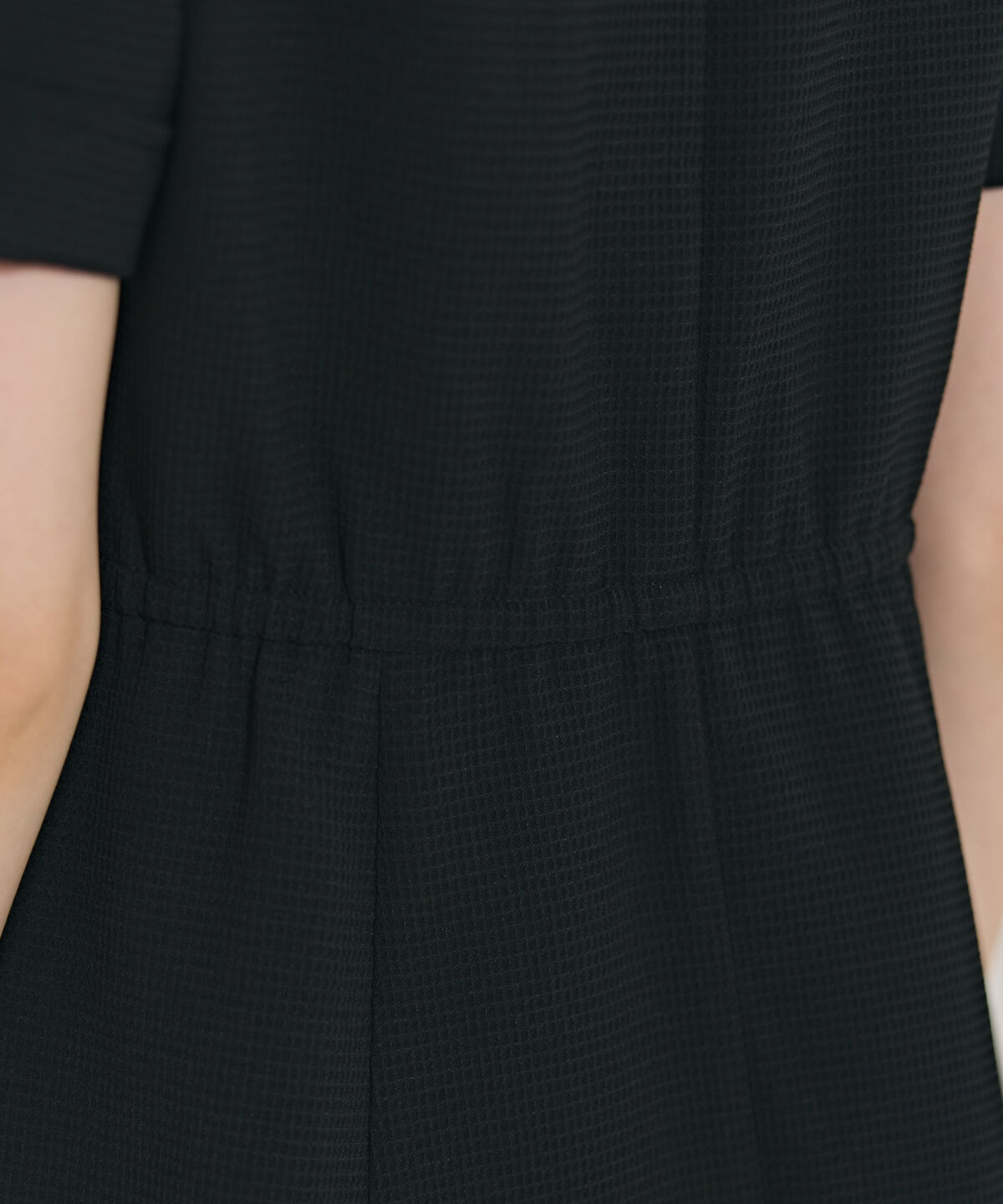 REDYAZEL「エンブレムボタンワッフルシャツワンピース」|ワンピース|