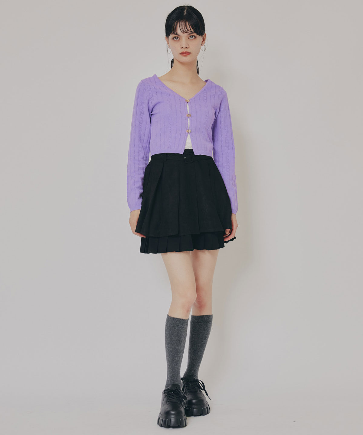 REDYAZEL「バタフライホックニットカーディガン」|カーディガン|