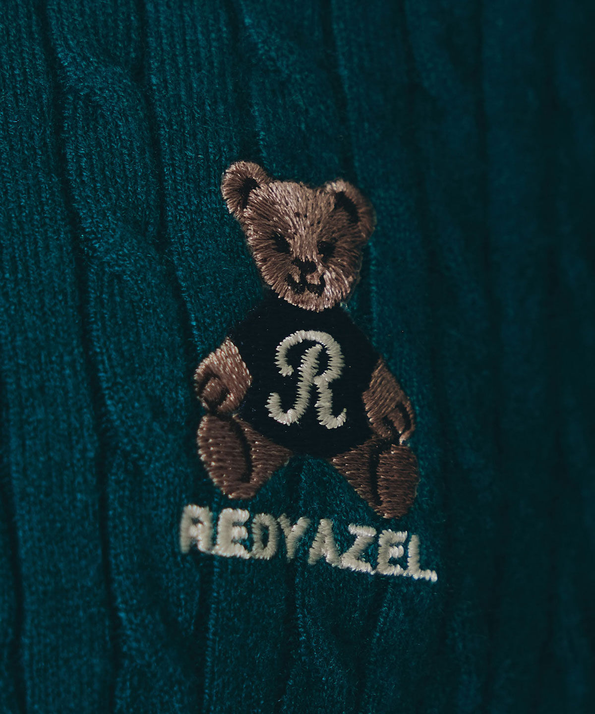 REDYAZEL「Azelyミニケーブルニットカーディガン」|カーディガン|