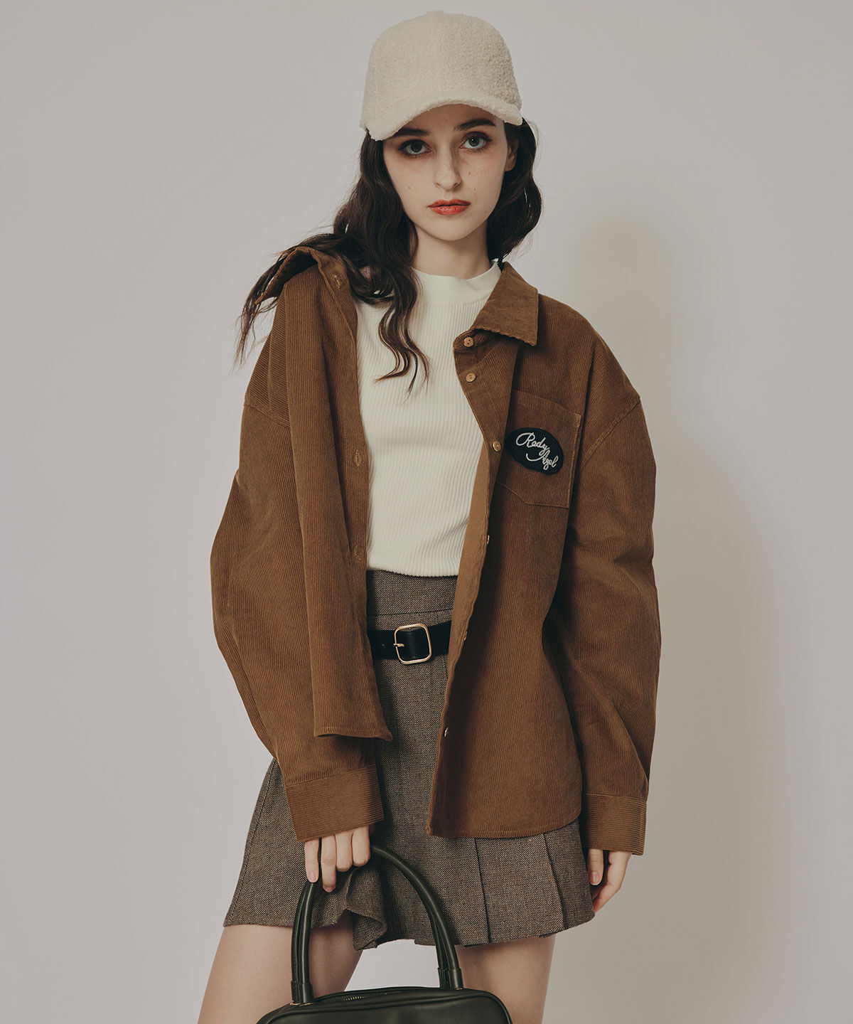 REDYAZEL「ロゴワッペンオーバーシャツ」|シャツ・ブラウス|