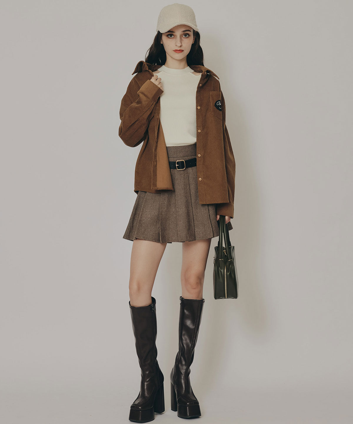 REDYAZEL「ロゴワッペンオーバーシャツ」|シャツ・ブラウス|