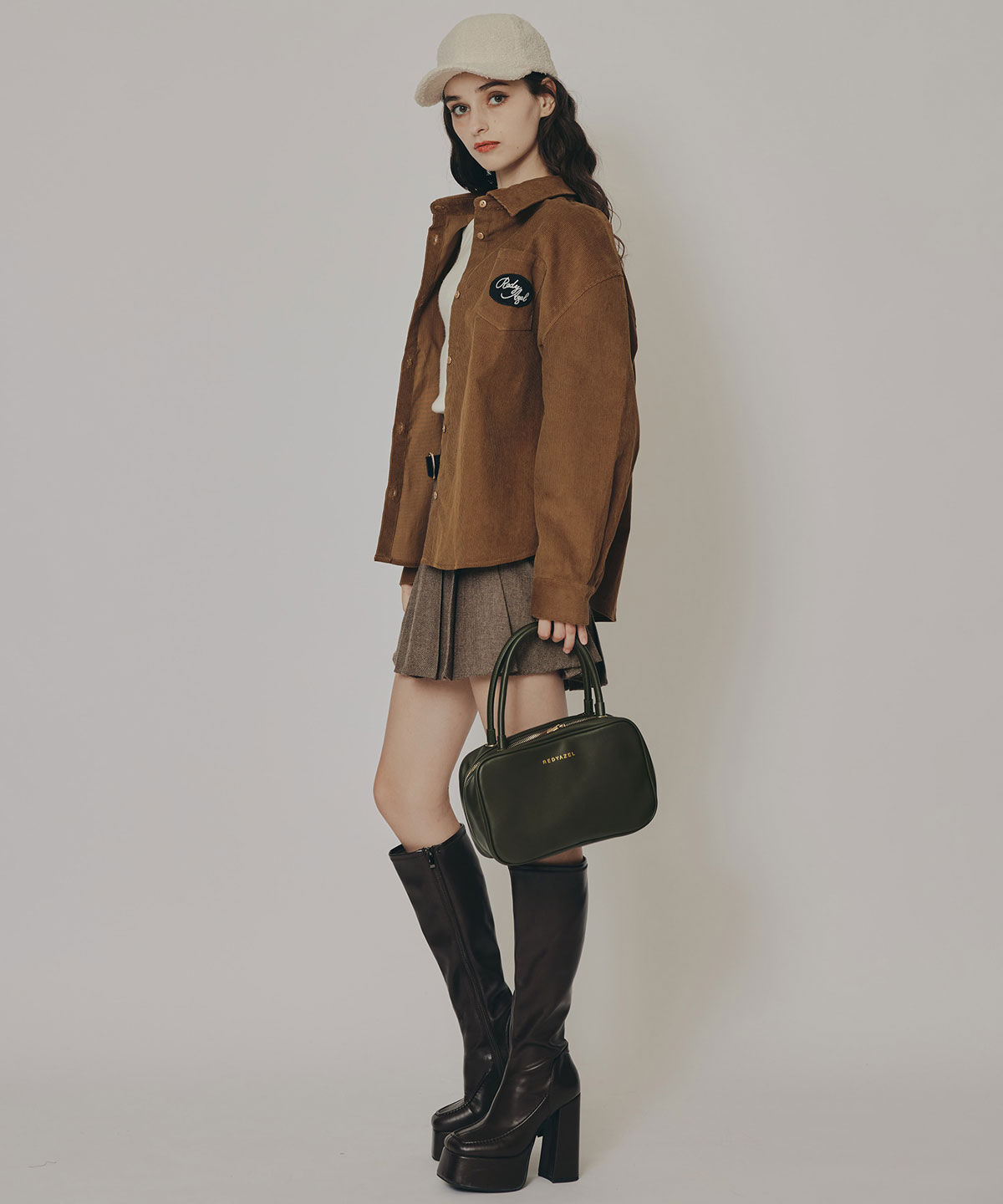 REDYAZEL「ロゴワッペンオーバーシャツ」|シャツ・ブラウス|