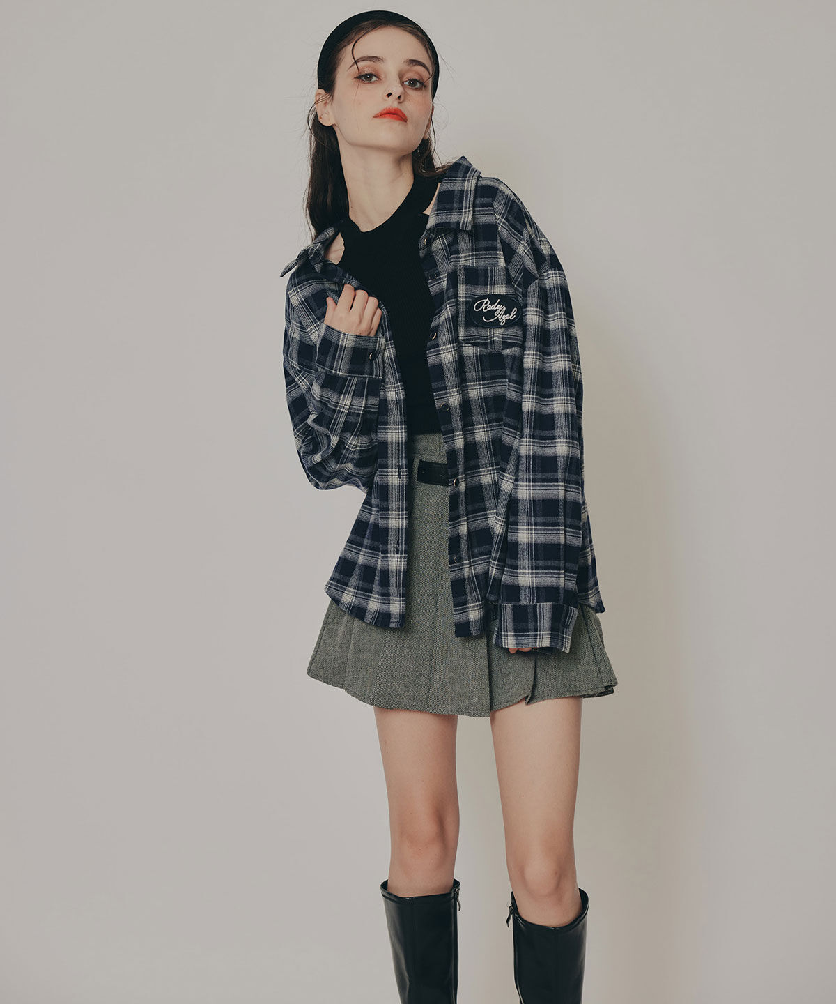 REDYAZEL「ロゴワッペンオーバーシャツ」|シャツ・ブラウス|