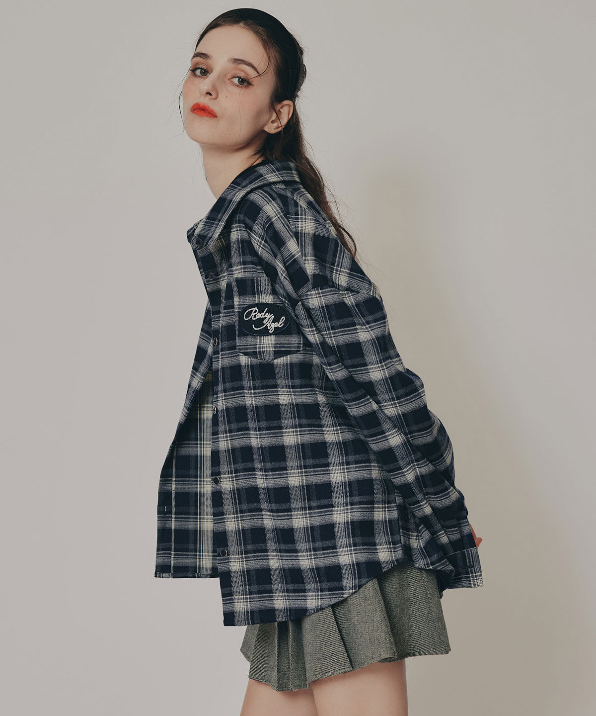 REDYAZEL「ロゴワッペンオーバーシャツ」|シャツ・ブラウス|