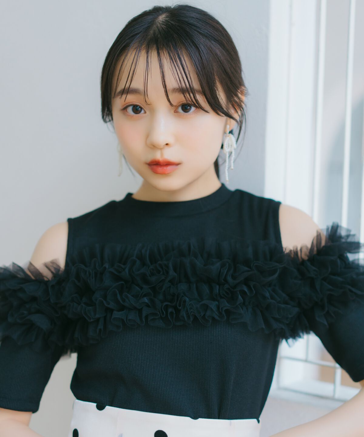 WILLSELECTION「チュールフリルテレコトップス」|Tシャツ・カットソー|