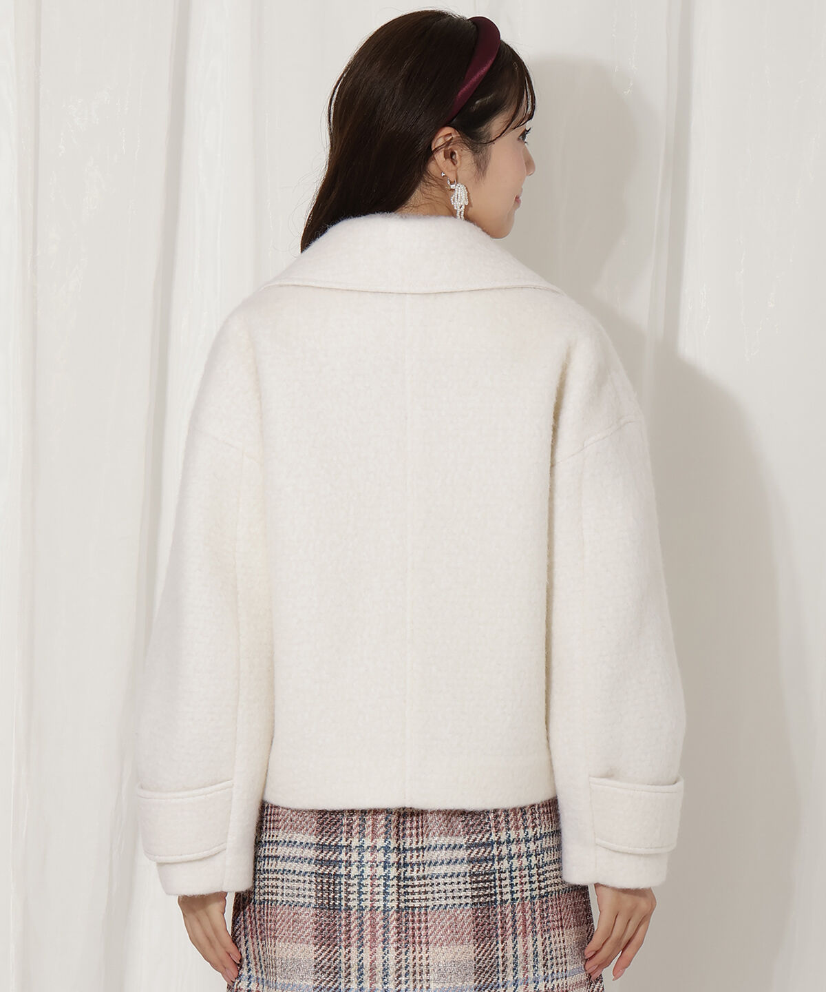 WILLSELECTION「Wボタンシャギーショートコート」|その他|