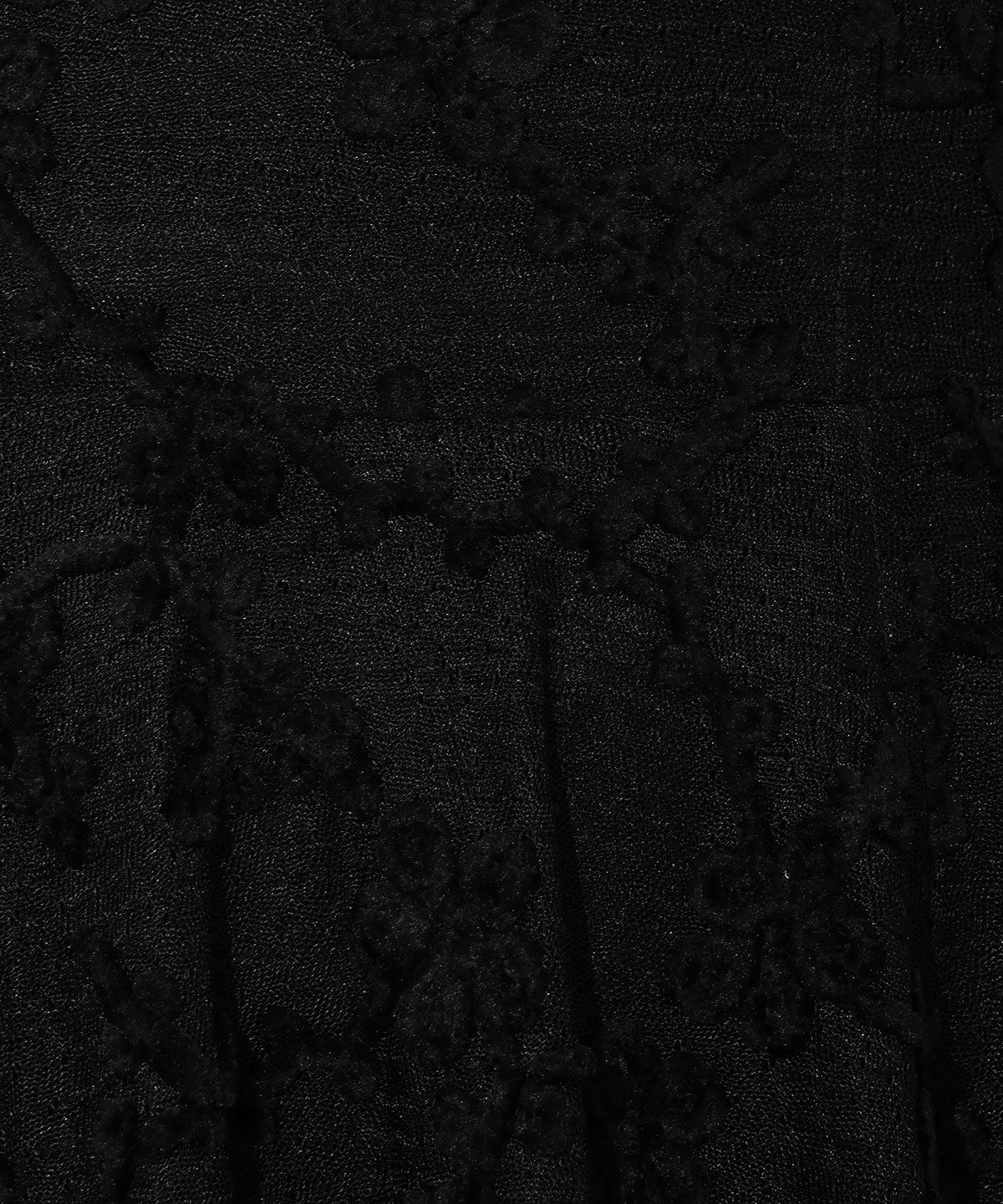 WILLSELECTION「起毛フラワーレーススカート」|フレア|