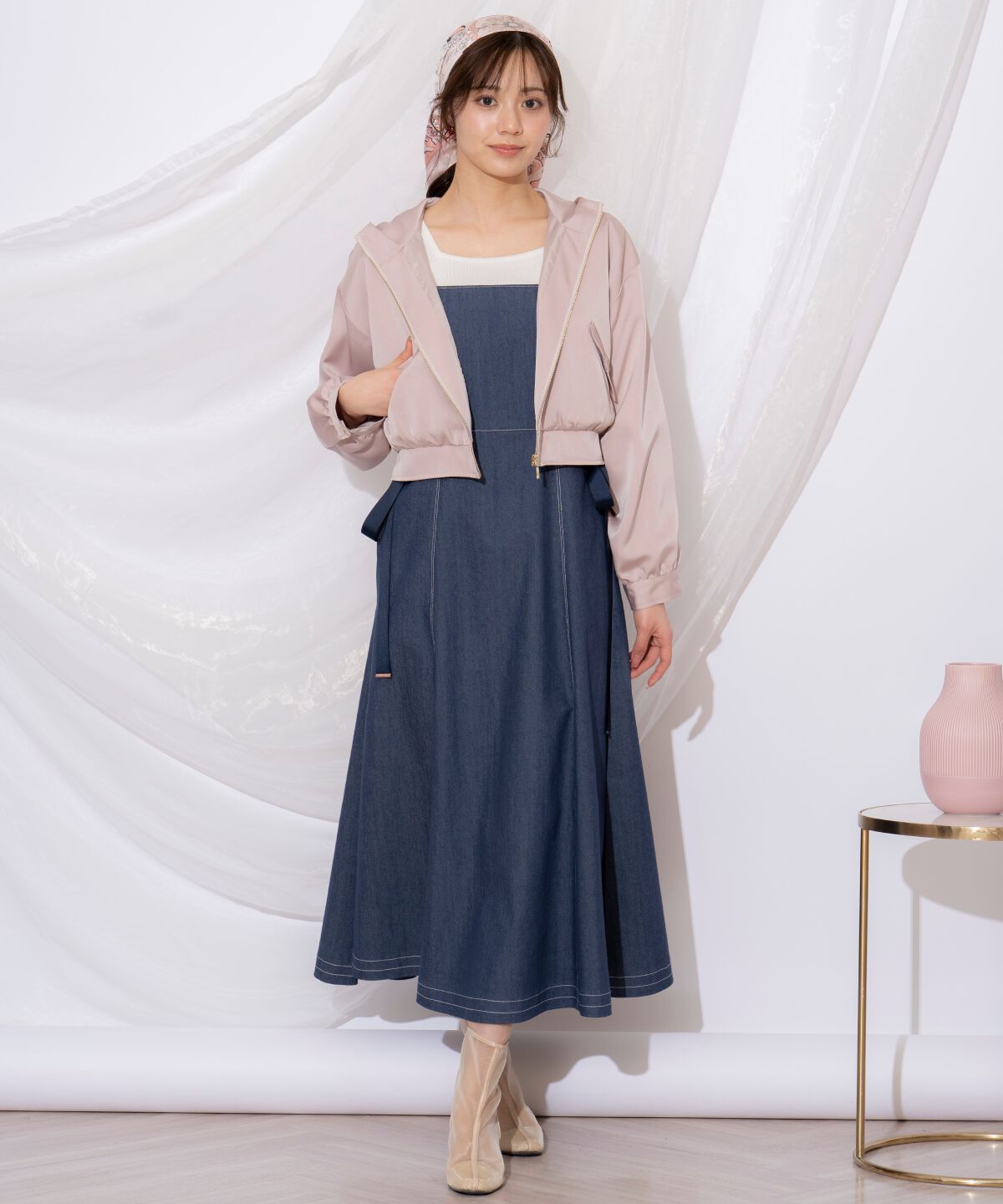 WILLSELECTION「リボンポケットブルゾン」|ブルゾン・スタジャン|