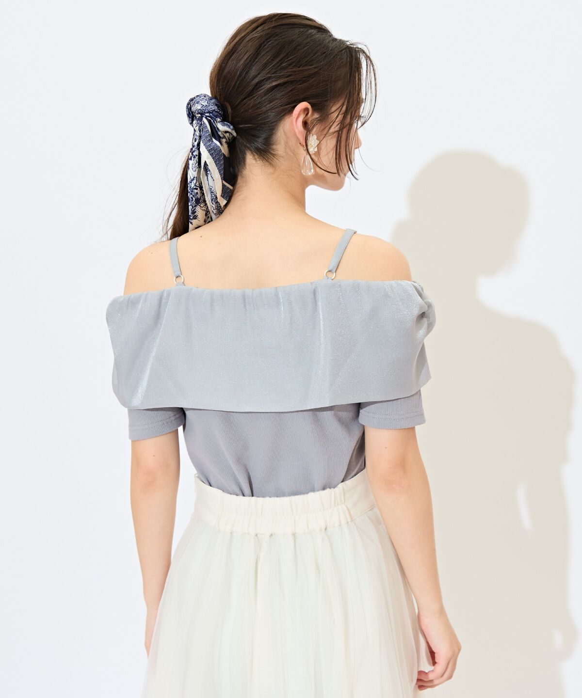 WILLSELECTION「ツイストリボンオフショルトップス」|Tシャツ・カットソー|