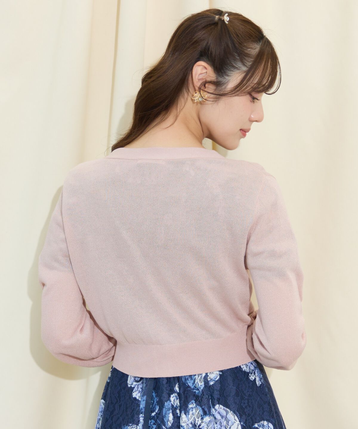 WILLSELECTION「アソートボタンシアーカーディガン」|カーディガン|