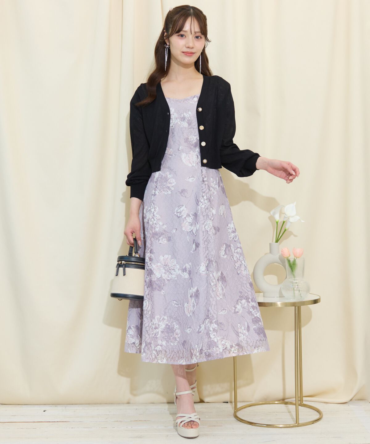 WILLSELECTION「アソートボタンシアーカーディガン」|カーディガン|