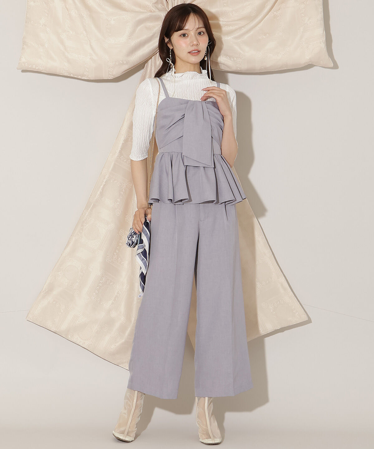 WILLSELECTION「ベルト付きタックワイドパンツ」|その他|