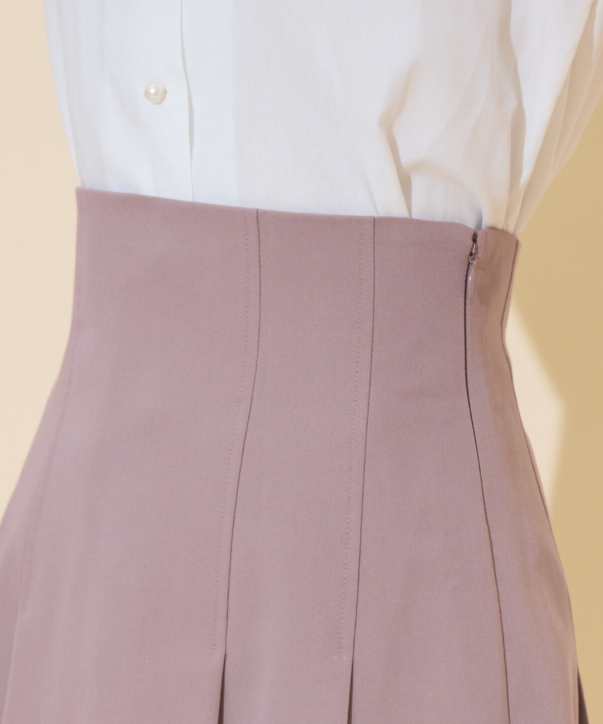 WILLSELECTION「ハイウエストプリーツミニスカート」|フレア|