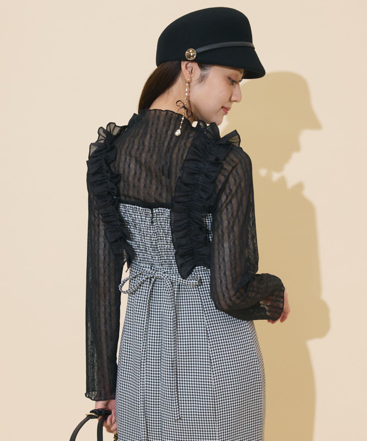 WILLSELECTION「フリルショルダーマーメイドワンピース」|ワンピース|