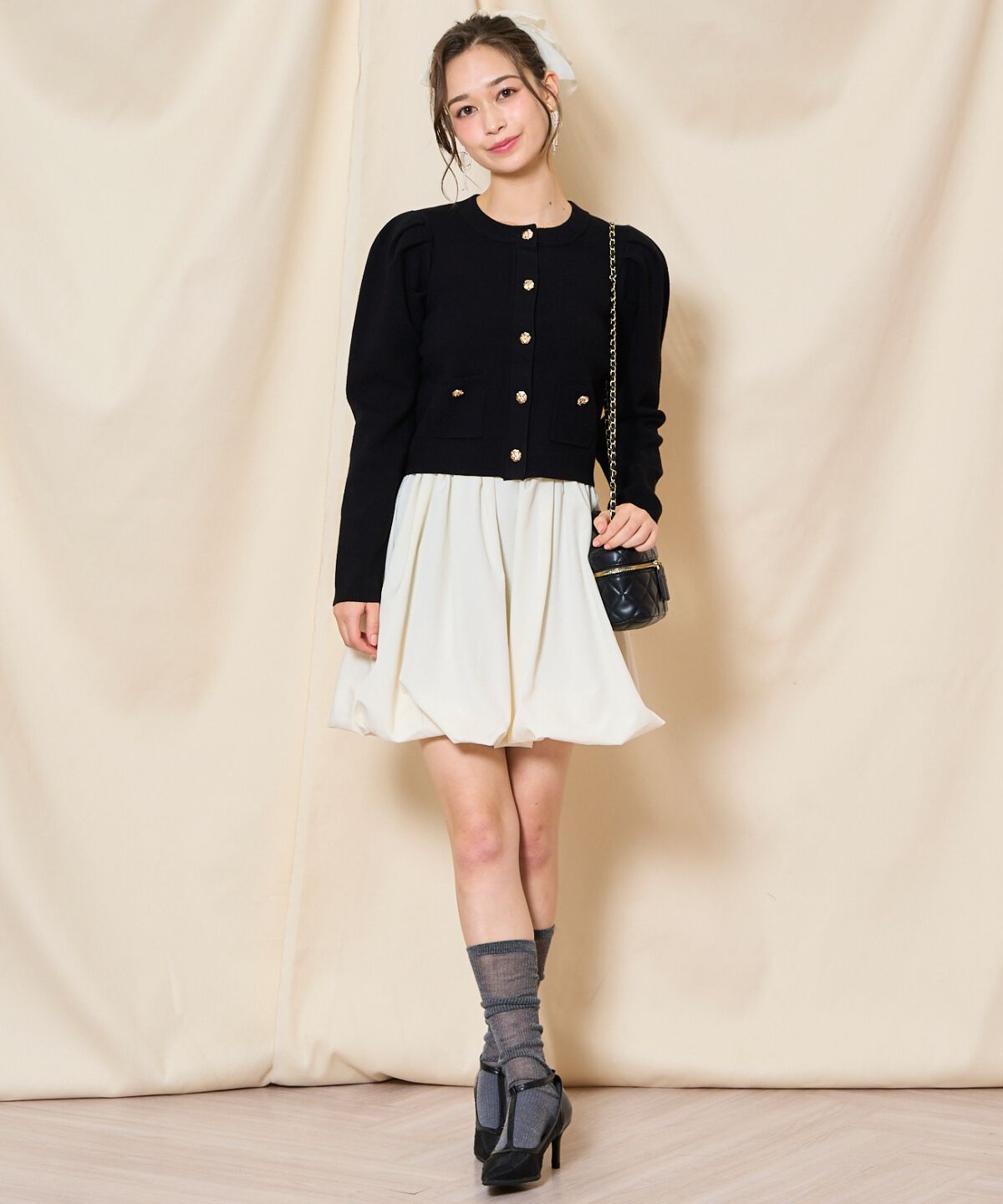 WILLSELECTION「バルーンミニスカート」|フレア|