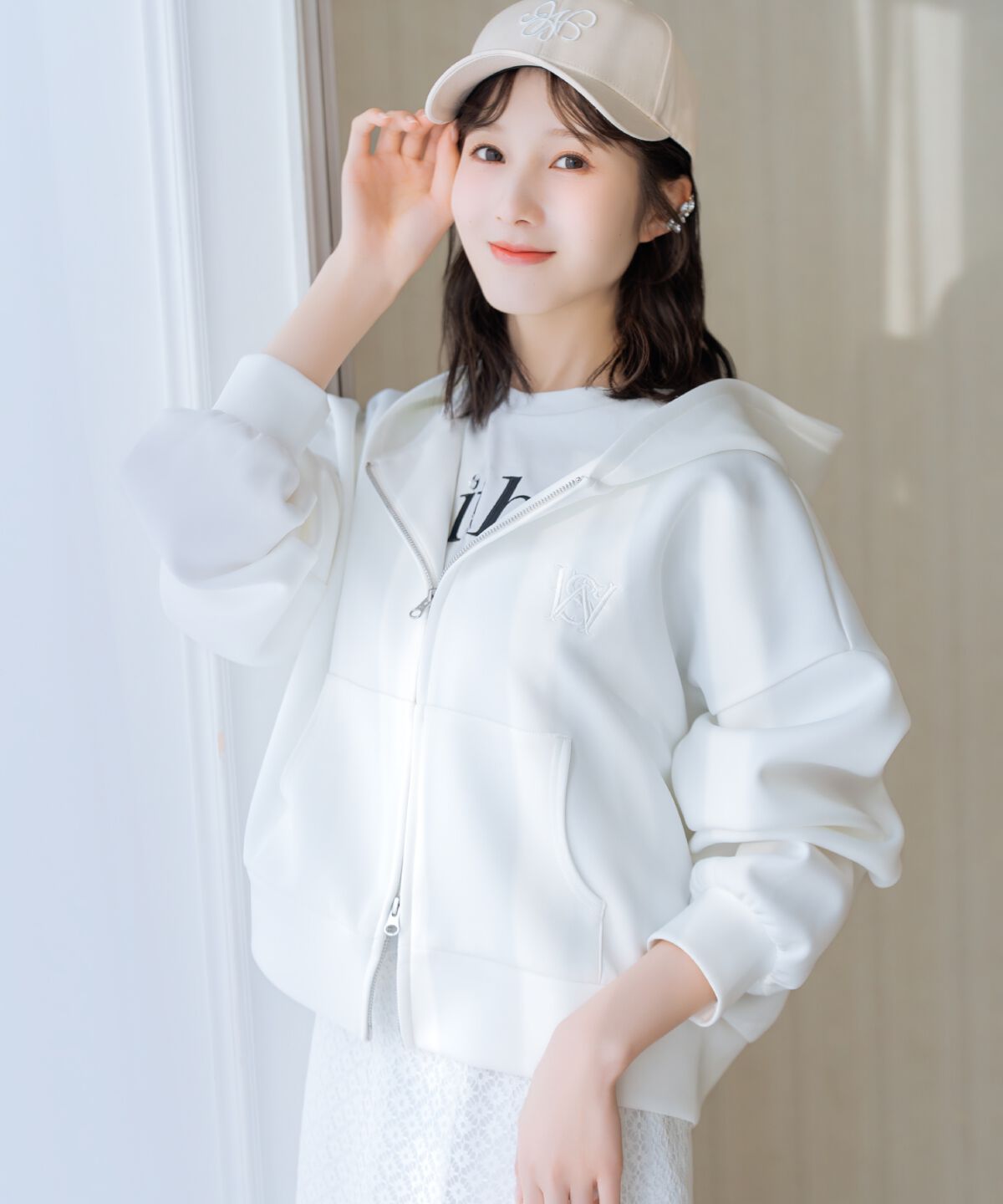 WILLSELECTION「ダブルZIPオーバーサイズパーカー」|パーカー|オフ